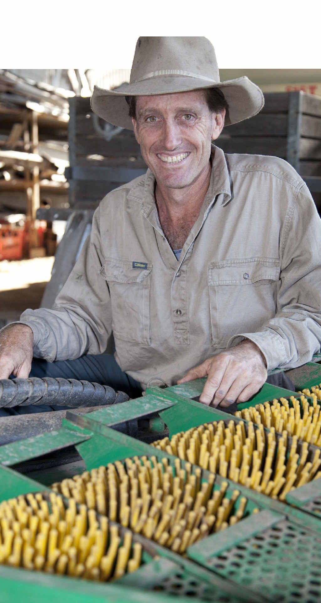 Bauple macadamia grower Cameron Wallace will be at the Sydney Opera House today as the Australian macadamia industry celebrates its 40th birthday. Bauple macadamia grower Cameron Wallace will be at the Sydney Opera House today as the Australian macadamia industry celebrates its 40th birthday.